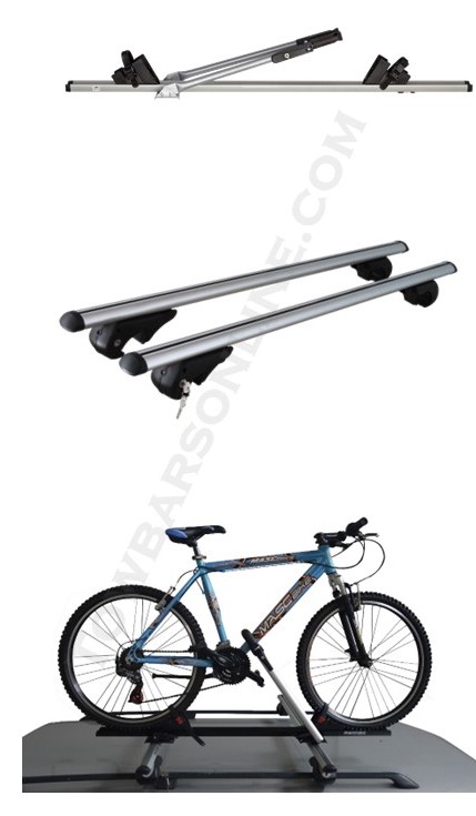 Porte-vélos barre de toit