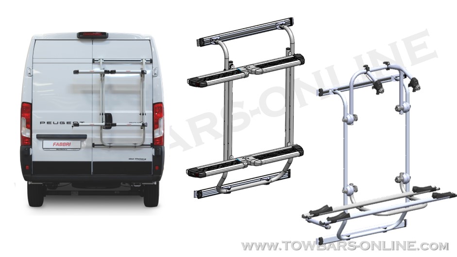 Ski- und Fahrradträger in einem – Die 2in1-Heckträger von Fabbri für Kastenwagen