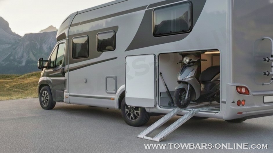 Motorräder sicher im Wohnmobil transportieren: Moderne Verladelösungen mit Pollicino